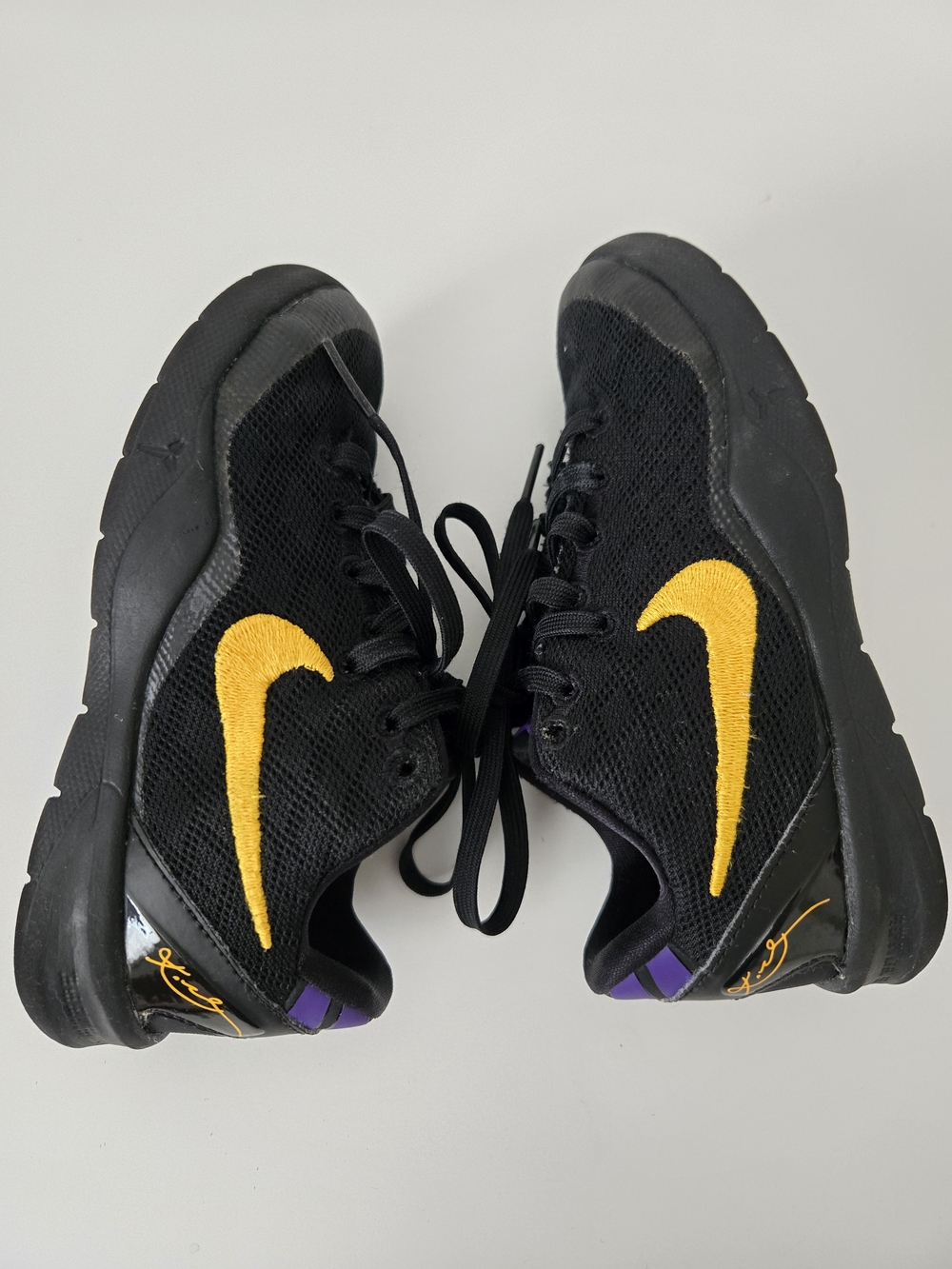 Nike Kobe VIII Lakers Toddler Sneakers FN0267-002 - SZ 11 C